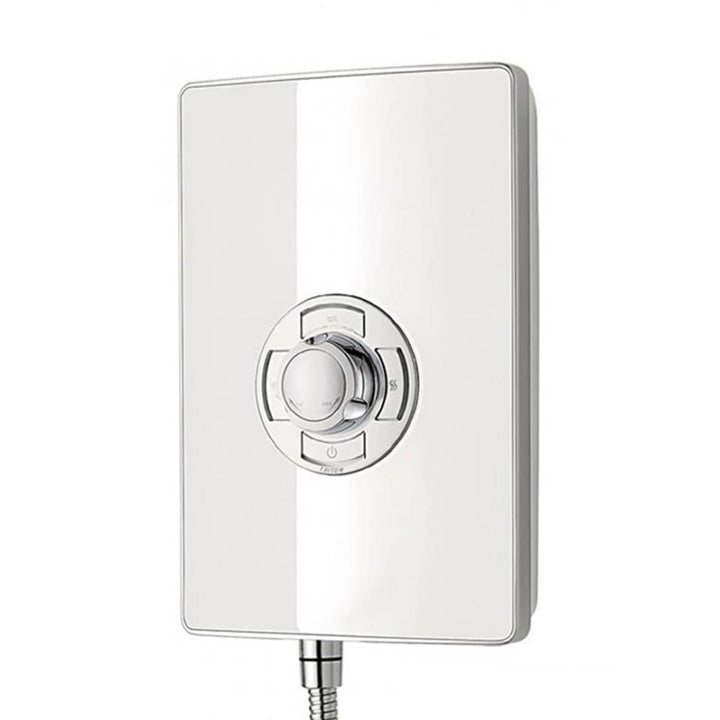Vidalux Pure Electric 800mm Shower Cabin White - Lux White 8.5KW