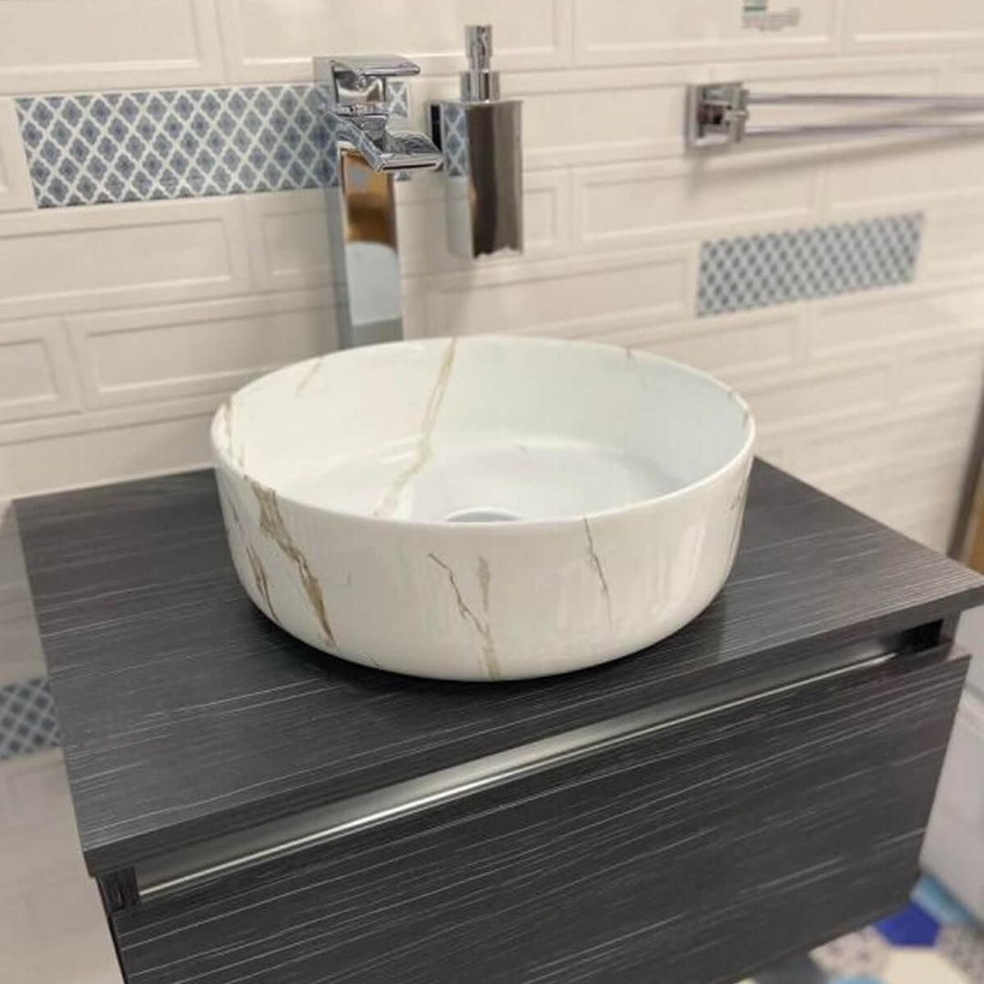 Objekt Ceramica Tahoe 360mm Counter Top Basin - Marble