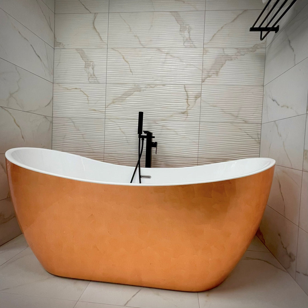 Marseille 1700mm Luxury Freestanding Bath - Copper Leaf Finish