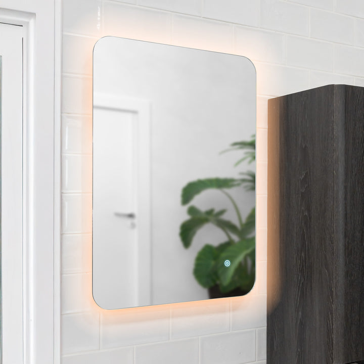 Solaris Battery Operated 700 x 500mm LED Mirror