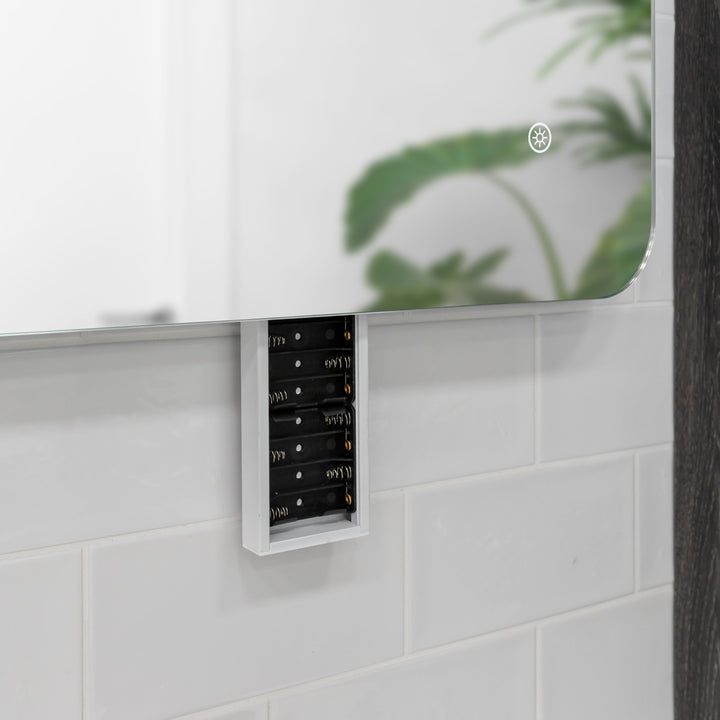 Solaris Battery Operated 700 x 500mm LED Mirror