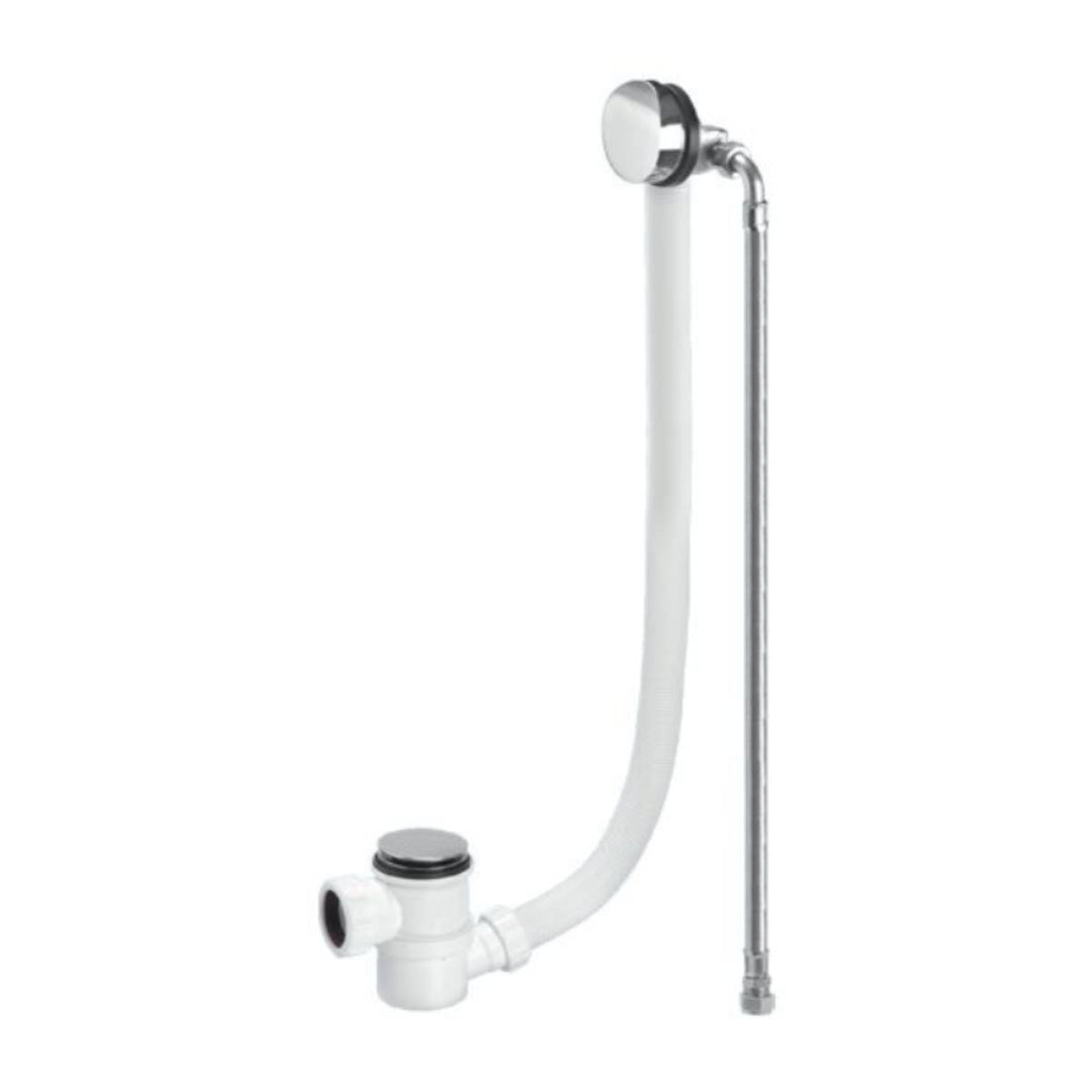 Round Triple Thermostatic Concealed Mixer Shower Kit with Wall Mounted 200mm Shower Head, Handset &amp; Overflow Filler