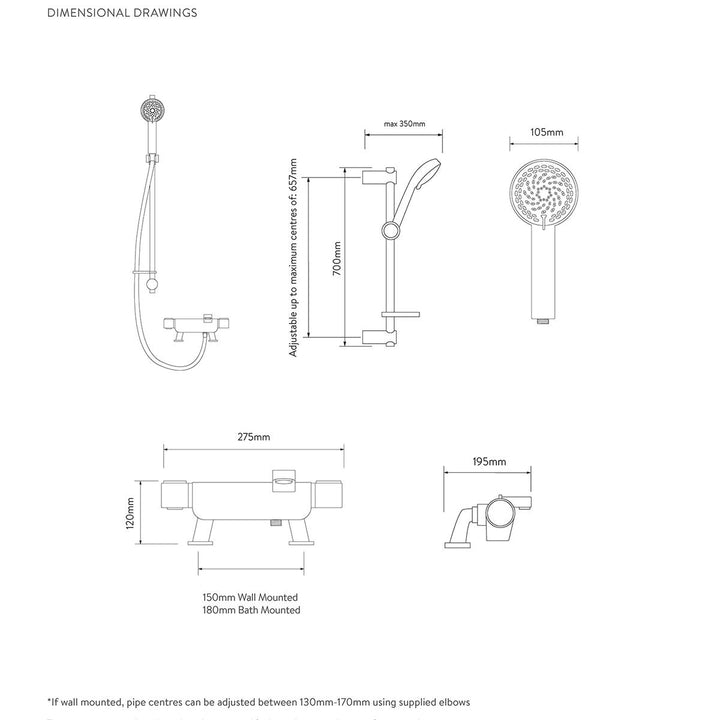 Aqualisa Midas 220 Bath Shower Mixer
