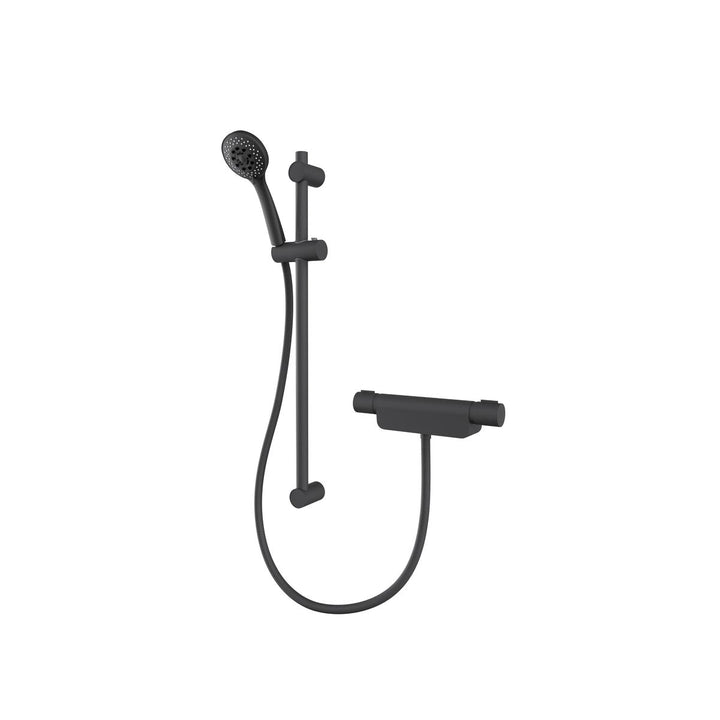 Aqualisa Midas 220 Bar Valve Shower - Matt Black