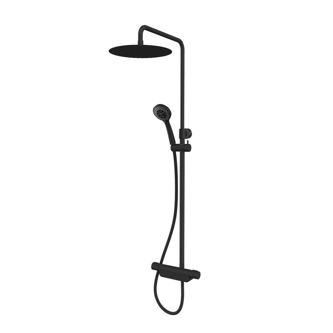 Aqualisa Midas 220 Shower Column - Matt Black
