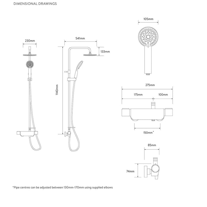 Aqualisa Midas 220 Shower Column