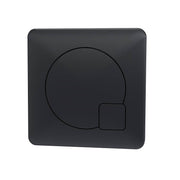 Nuie Square Dual Flush Push Button - Chrome - Technical drawing
