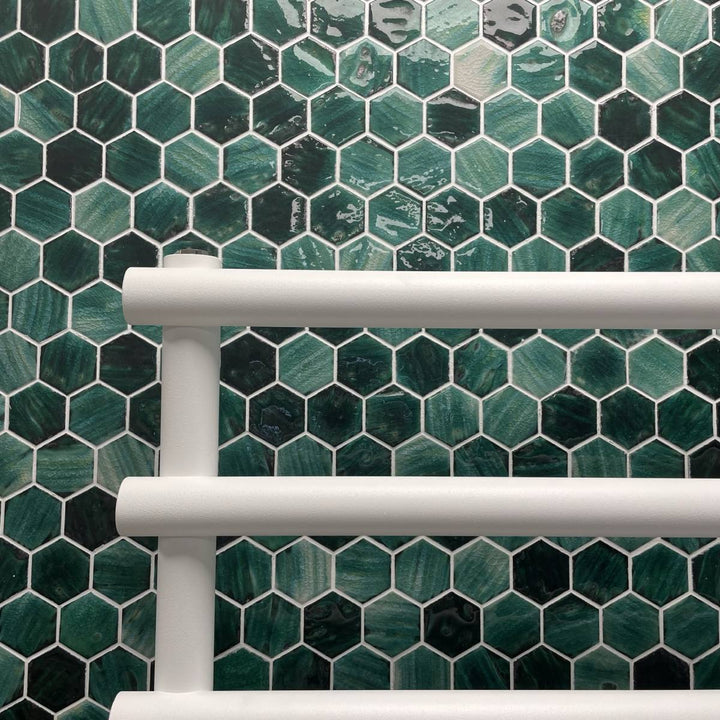 Mykonos Emerald 31.2 x 27cm Mosaic Sheet