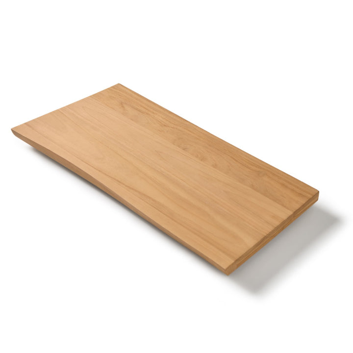 Kubu 100cm wide Solid Teak Worktop / Floating Shelf - 100x4x45cm