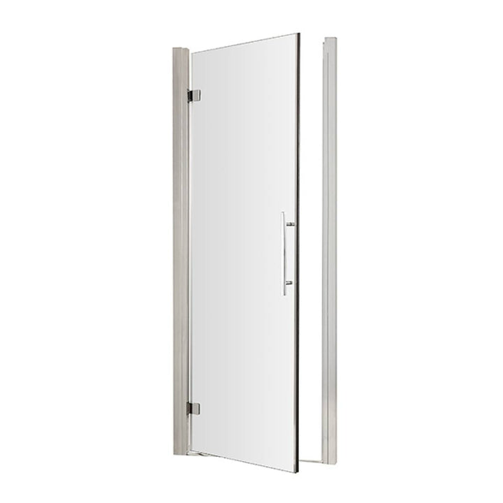 Hudson Reed Apex 800mm Hinged Shower Door with Square Handle MH80-E8