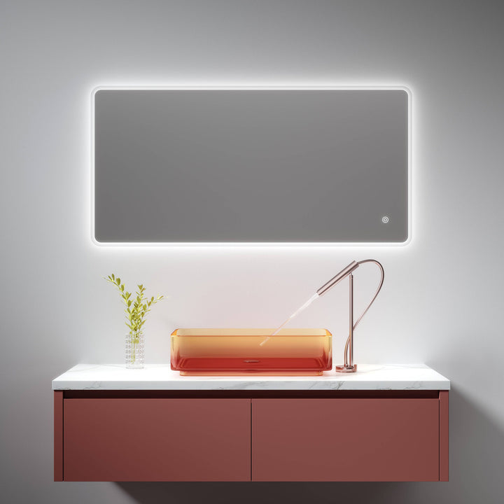 Stream 1200 x 600mm Bluetooth LED Mirror