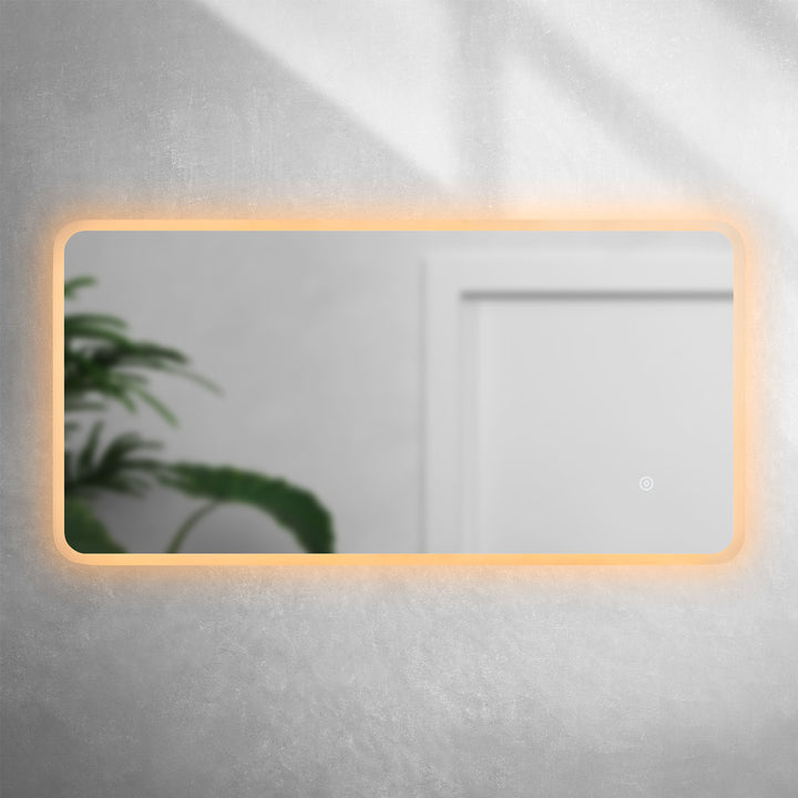 Stream 1200 x 600mm Bluetooth LED Mirror