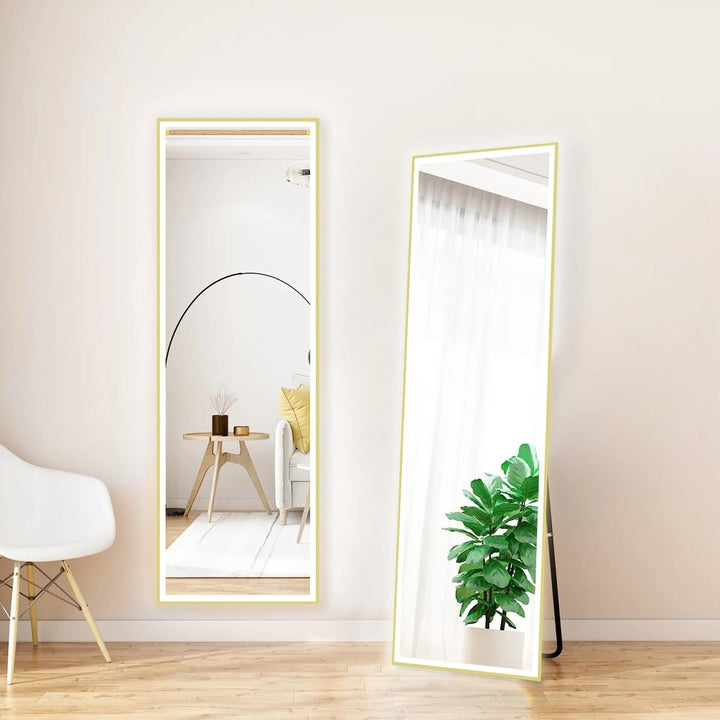 Belleza 1500mm x 500mm Brushed Brass LED Mirror with Colour Change