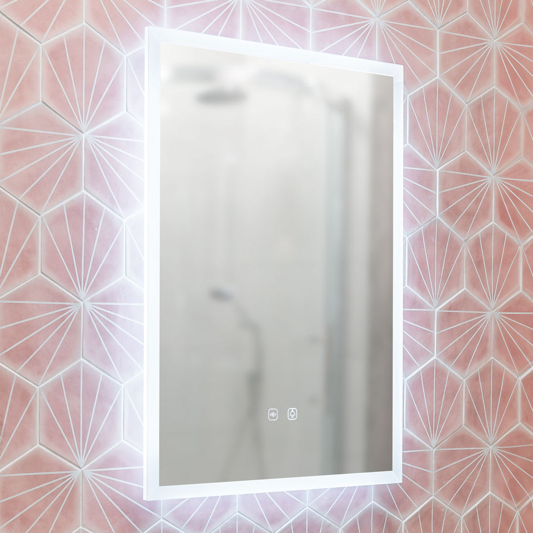 Miami 700 x 500mm Bluetooth LED Mirror with Colour Change