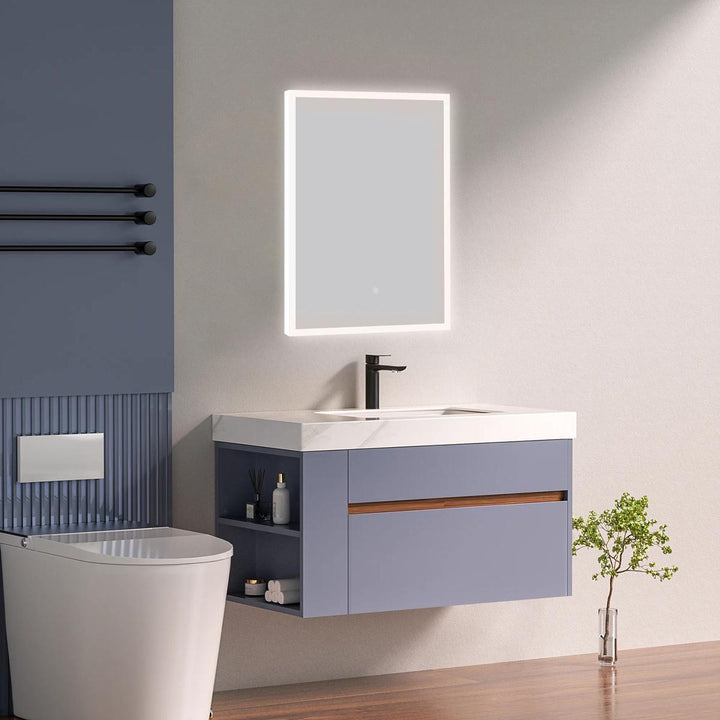 Miami 700 x 500mm Bluetooth LED Mirror with Colour Change