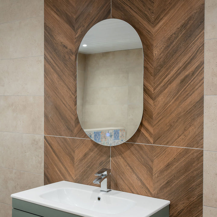 Tablet 800mm x 500mm LED Mirror with Colour Change