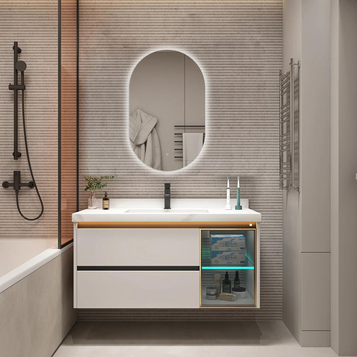 Tablet 800mm x 500mm LED Mirror with Colour Change