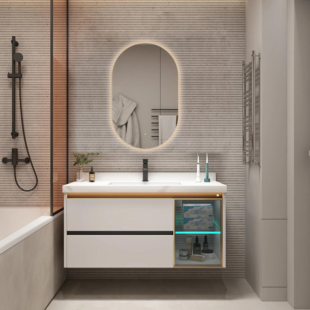 Tablet 800mm x 500mm LED Mirror with Colour Change