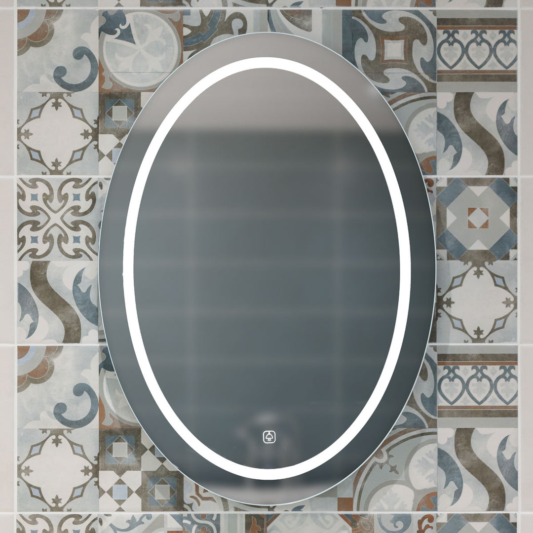 Bonita 1200mm x 600mm Oval LED Mirror with Colour Change