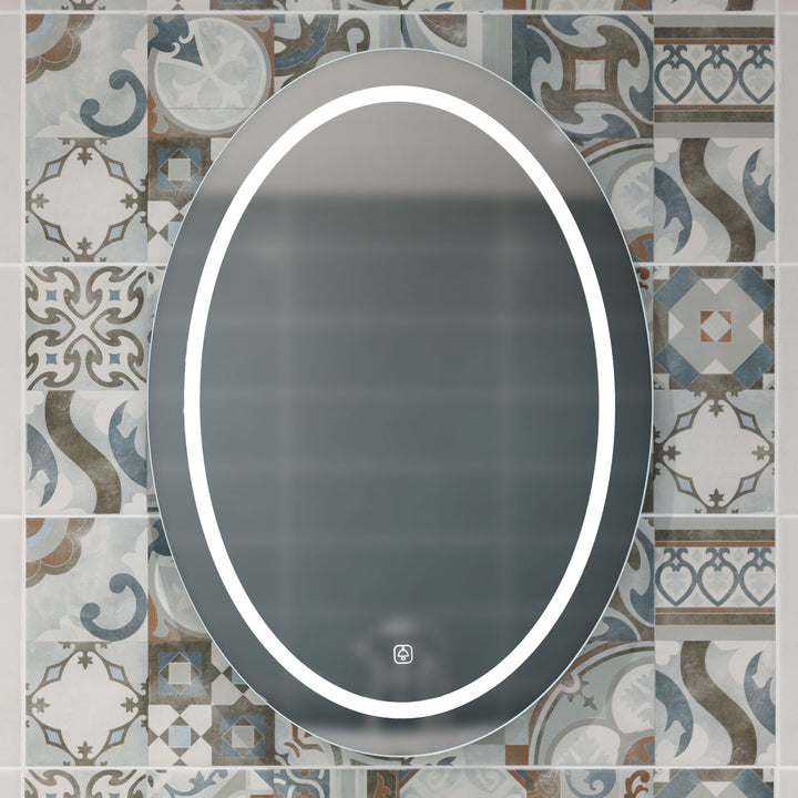 Bonita 1200mm x 600mm Oval LED Mirror with Colour Change