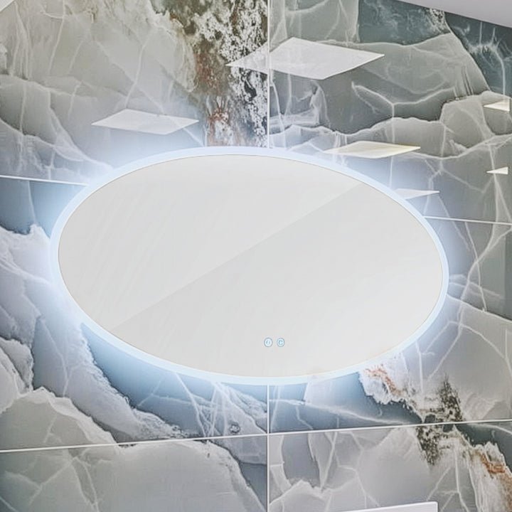 Bonita 1200mm x 600mm Oval LED Mirror with Colour Change