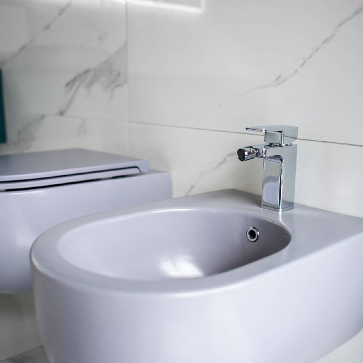 Olympia Milady Wall Hung Bidet - Matt Grey