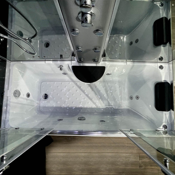 Insignia Rectangular Steam Shower Bath Cabin 1650 X 850