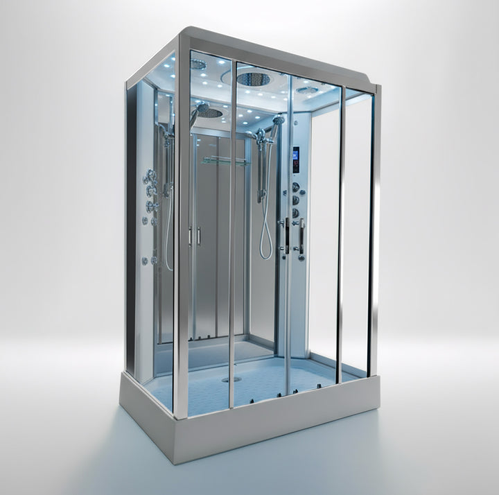 Insignia Platinum 1400 x 900mm Twin Shower Cabin - Chrome