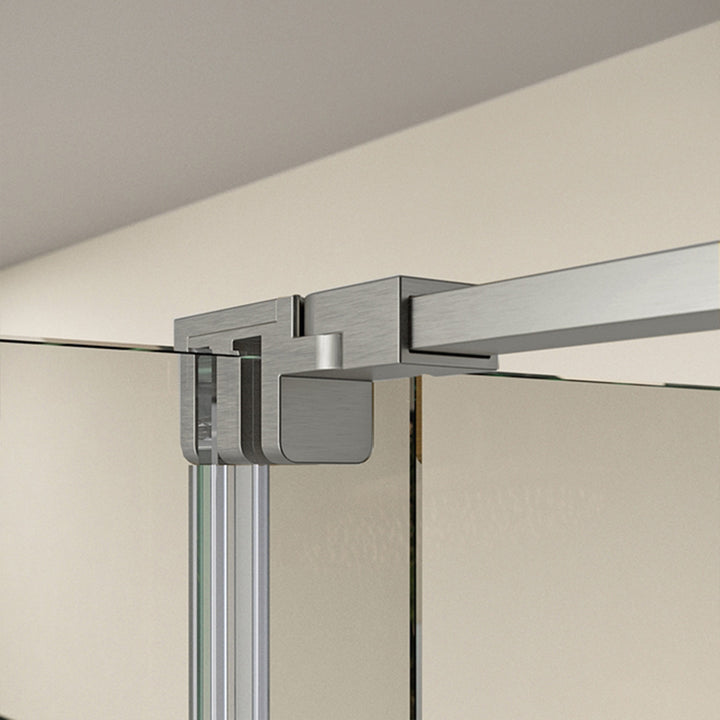 Kiimat 8motion 8mm Sliding Wetroom 1600mm x 2000mm - Brushed Nickel