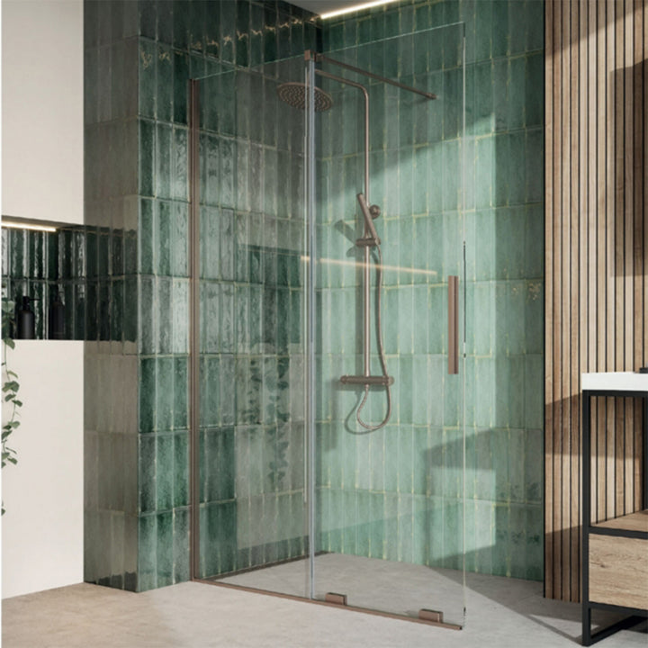 Kiimat 8motion 8mm Sliding Wetroom 1200mm x 2000mm - Bronze