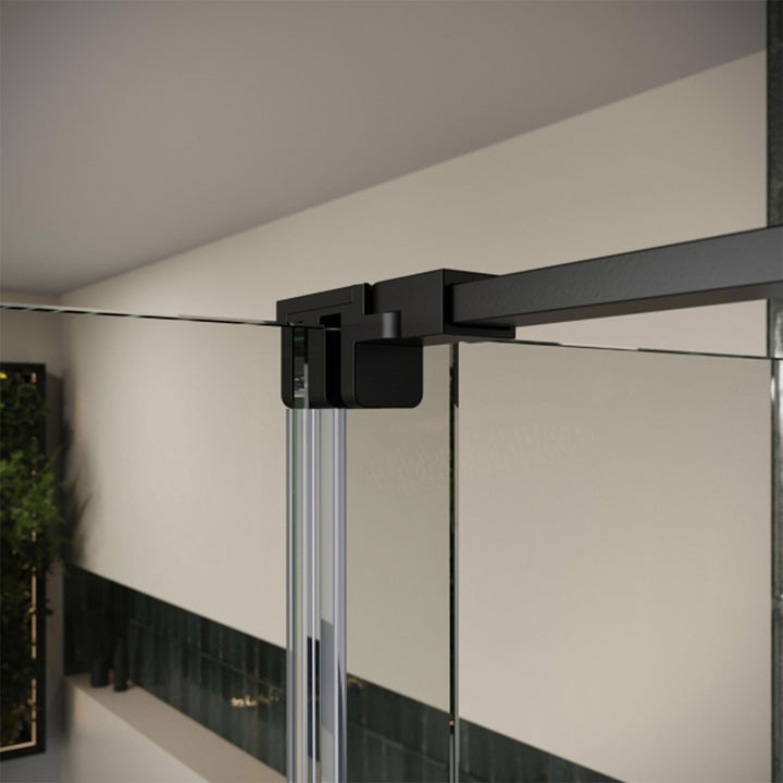 Kiimat 8motion 8mm Sliding Wetroom 1400mm x 2000mm - Black