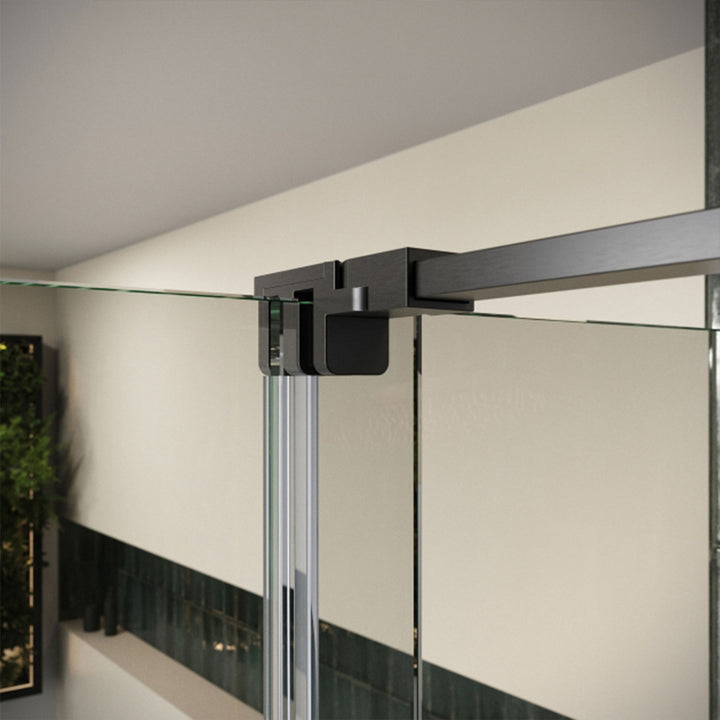 Kiimat 8motion 8mm Sliding Wetroom 1100mm x 2000mm - Gunmetal
