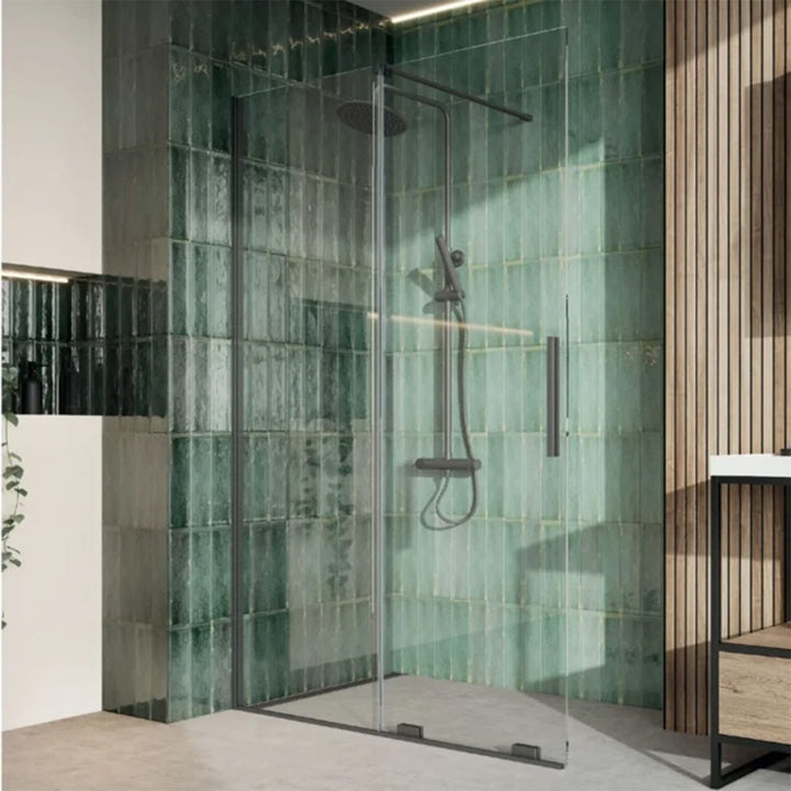 Kiimat 8motion 8mm Sliding Wetroom 1100mm x 2000mm - Gunmetal