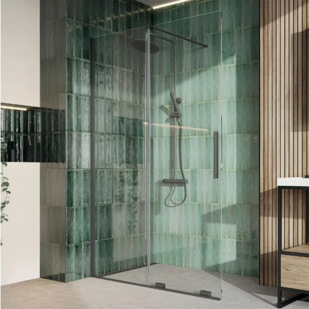 Kiimat 8motion 8mm Sliding Wetroom 1400mm x 2000mm - Gunmetal