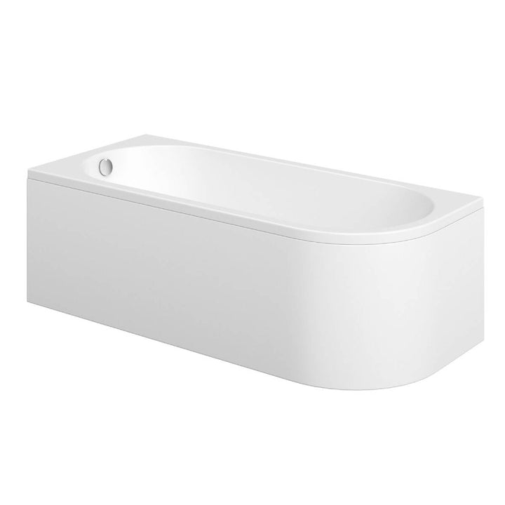 Bathrooms to Love Essence 1700mm Back to Wall Bath - Left Hand