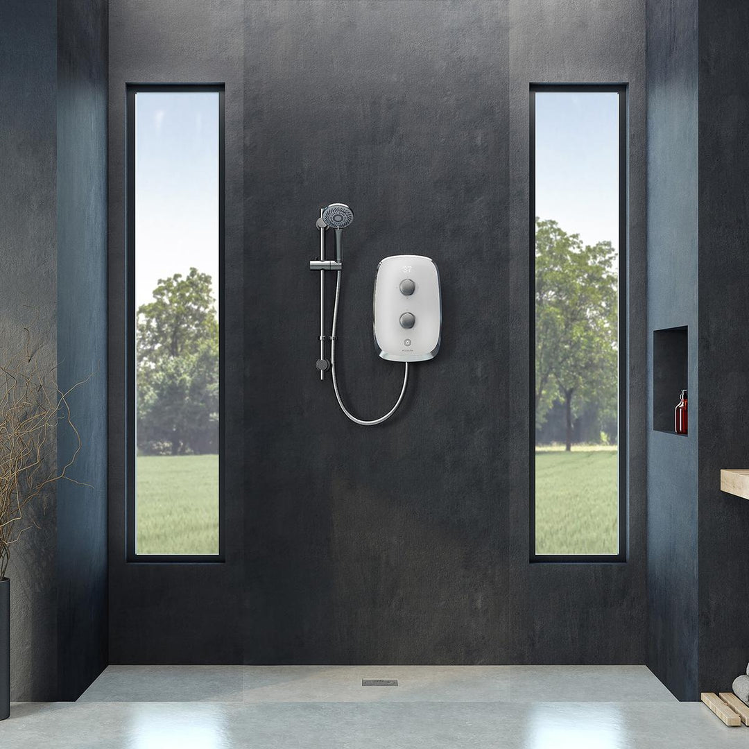 Aqualisa Emotion White/Chrome 10.5Kw