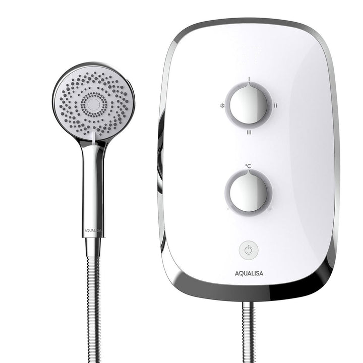 Aqualisa Emotion White/Chrome 9.5Kw