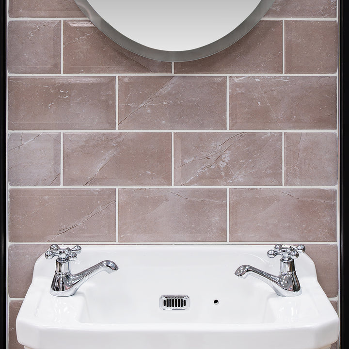 Metro Pulpis Biselado Brillo 10 x 20cm Ceramic Tile - 1sqm perbox