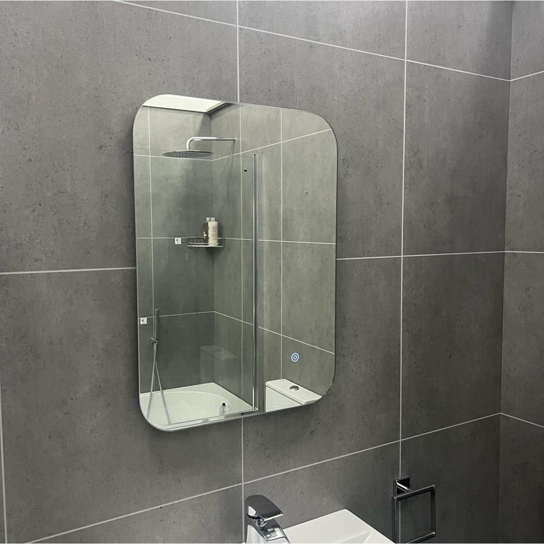 Luca 800 x 600mm Bluetooth LED Mirror with Demister