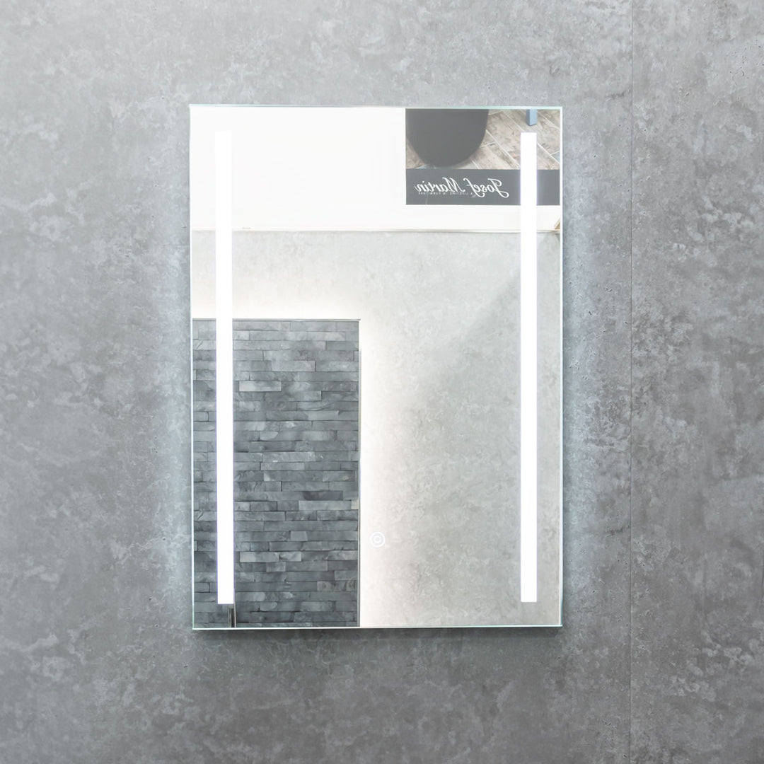 Trax 800 x 600 LED Frosted Mirror with Demister