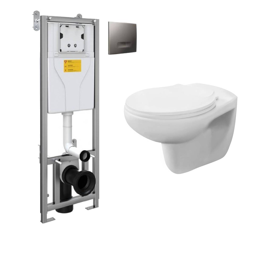 Melbourne Wall Hung Toilet Pack