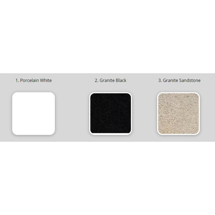 Neptune 900mm Porcelain White Quadrant Leak Free Shower Pod With Double Doors