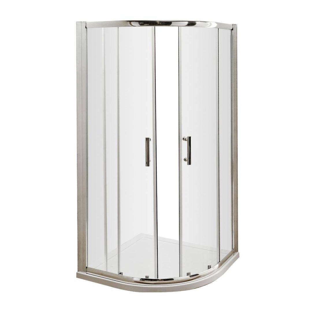 Neptune 800mm Porcelain White Quadrant Leak Free Shower Pod &amp; Doors