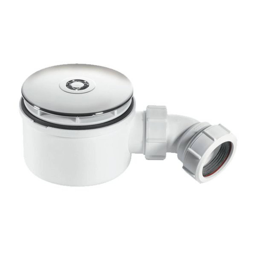 Neptune 900mm Porcelain White Quadrant Leak Free Shower Pod With Double Doors