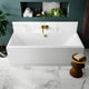 Asselby 1700 x 700mm Double Ended Bath