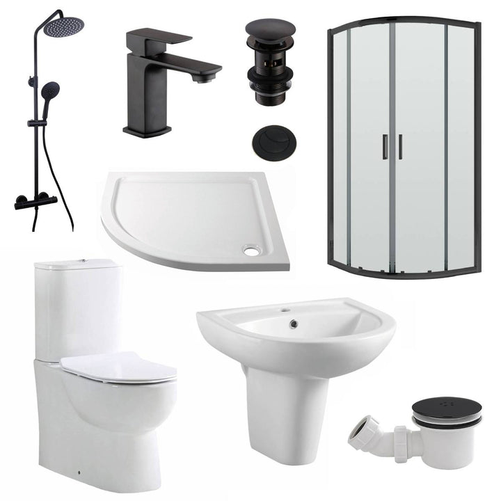 Noir Black Quadrant En-suite Pack