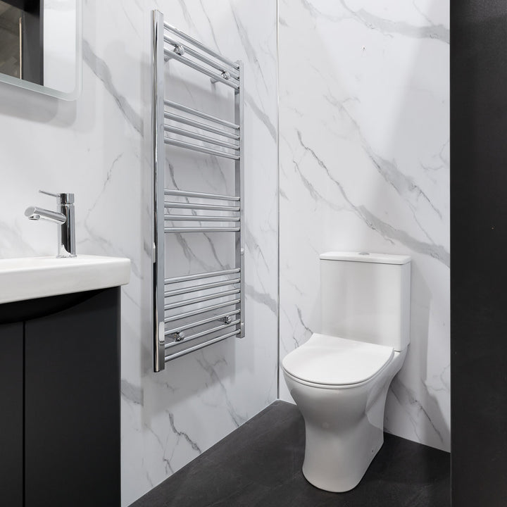 Nuie Freya Rimless Close Coupled Toilet &amp; Soft Close Seat