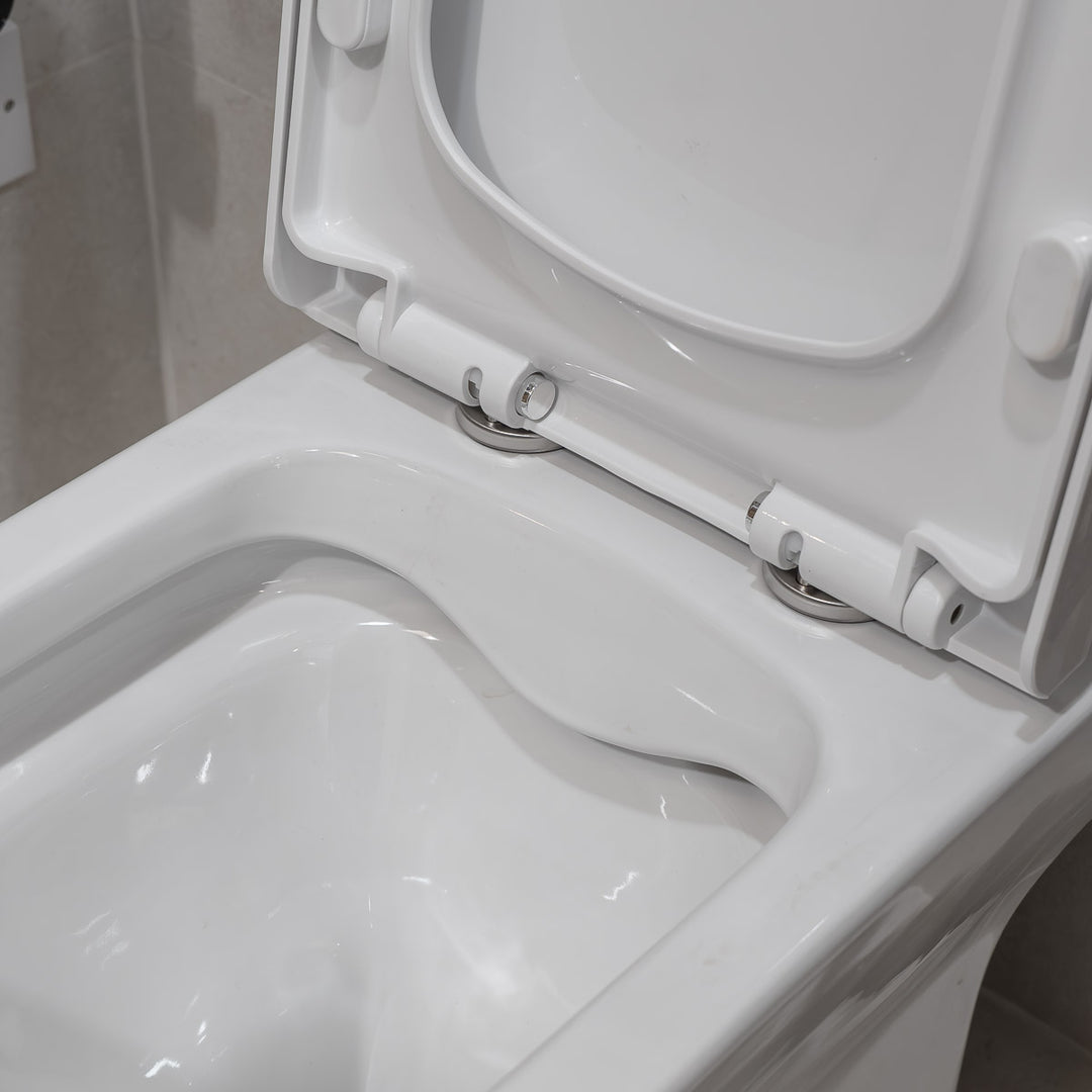 Nuie Ava Rimless Close Coupled Toilet &amp; Soft Close Seat