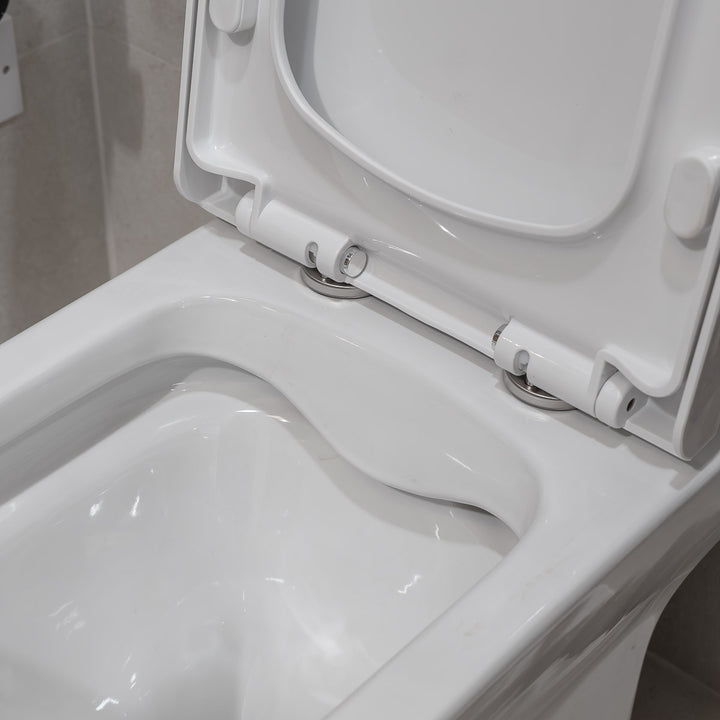 Nuie Ava Rimless Close Coupled Toilet &amp; Soft Close Seat