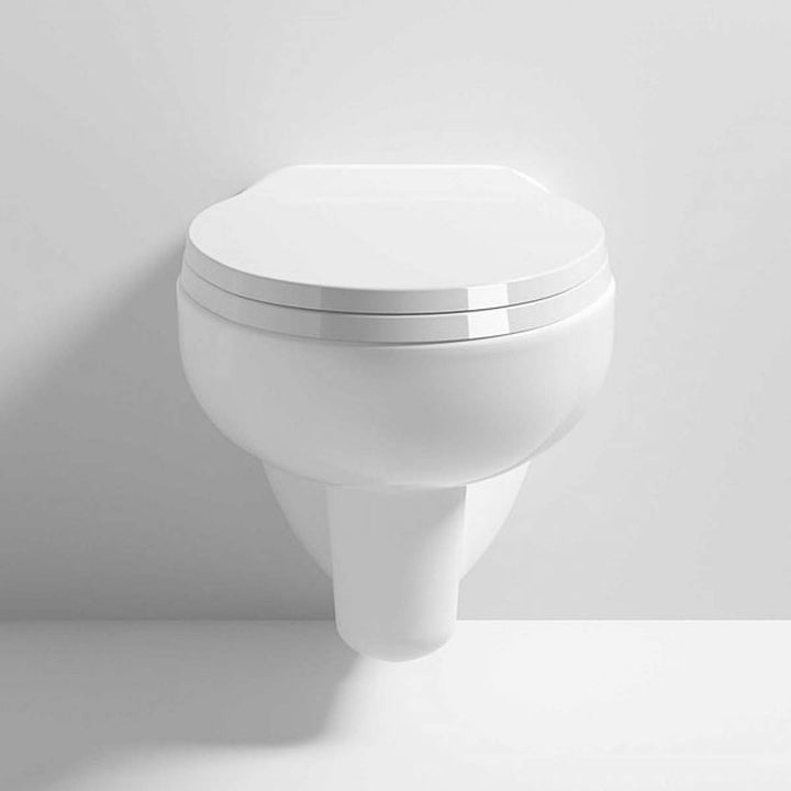 Nuie Melbourne Wall Hung Toilet &amp; Standard Toilet Seat